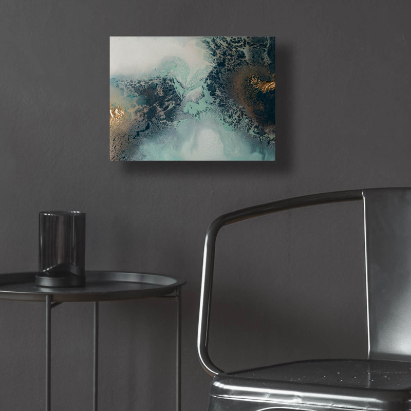  Art mural en verre «Transition» par Petra Meikle de Vlas, 16 po x 12 po