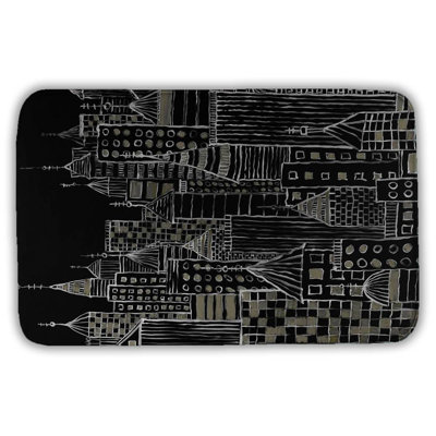 Jozilyn Microfiber Non-Slip Bath Mat