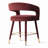 24" Velvet Counter Height Bar Stool With Gold Footrest-2133276422