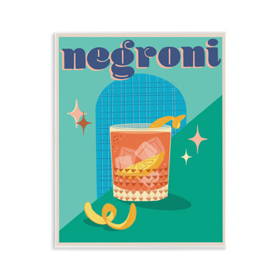 Art mural classique rétro par Negroni par Jo Reid