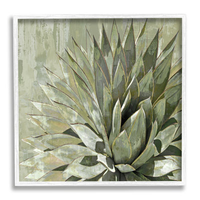 " Green Botanical Abstract Leaves " by Lindsay Benson