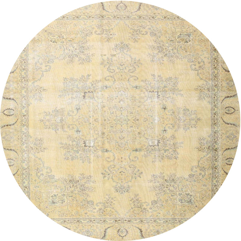 Oriental Indoor Rug, Round 5'