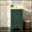 Meuble-lavabo de salle de bain avec lavabo en céramique, porte à fermeture et tablette réglable-160835124