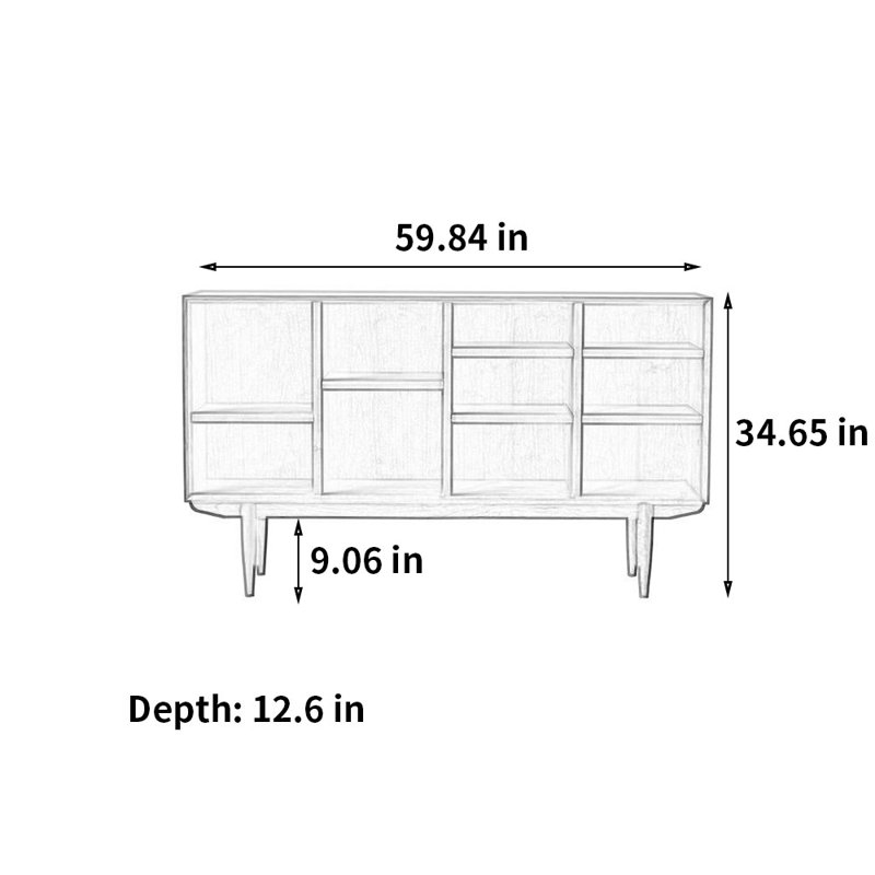Buffet bibliothèque