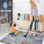 Tapis de couloir abstrait 2 x 8-118509930