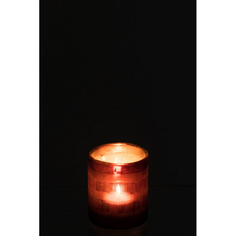 Glass Tabletop Hurricane, 9cm H x 8cm W x 8cm D