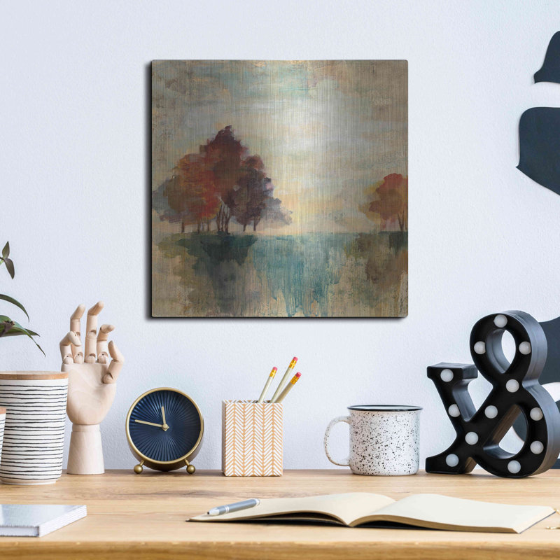 "Paysage monogramme II" par Silvia Vassileva, H 12 po x l 12 po