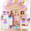 9 pièces de décorations d'anniversaire KPOP Demon Hunters Honeycomb