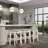 Zoey 31In. Bar-Height Backless Wood Narrow Saddle-Seat Barstool With Nailhead Trim