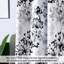 Paire de rideaux obscurcissant et floral avec œillets-642126544