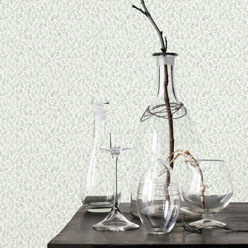 Angastina 10.05m x 53cm Matte Paste the Wall Wallpaper Roll, Green