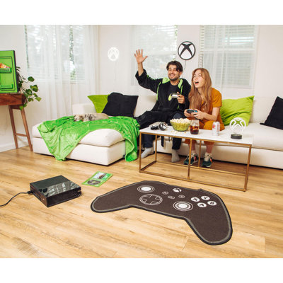 Novelty Solid Color Machine Woven Polyester Rug