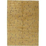 Modern One-of-a-Kind Rectangle 7'7" X 11'2" Hand Knotted Area Rug