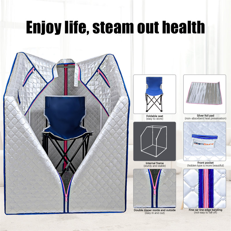 Sojourner Portable Sauna For Home, Silver
