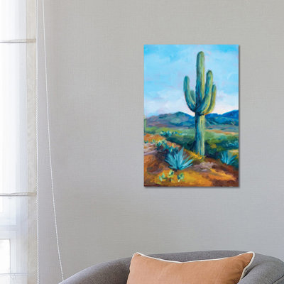 Distant Hills by Andrea Fairservice - Wrapped Canvas Painting