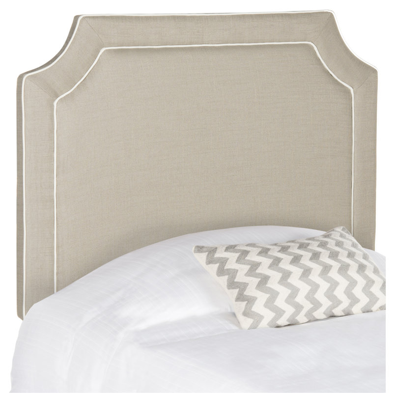 Cloverdale Upholstered Panel Headboard, Oyster, Queen