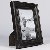 Black & White Resin Photo Frame, 4 x 6 - The Good Tree