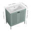 Meuble-lavabo autoportant de 30 po avec lavabo en céramique
