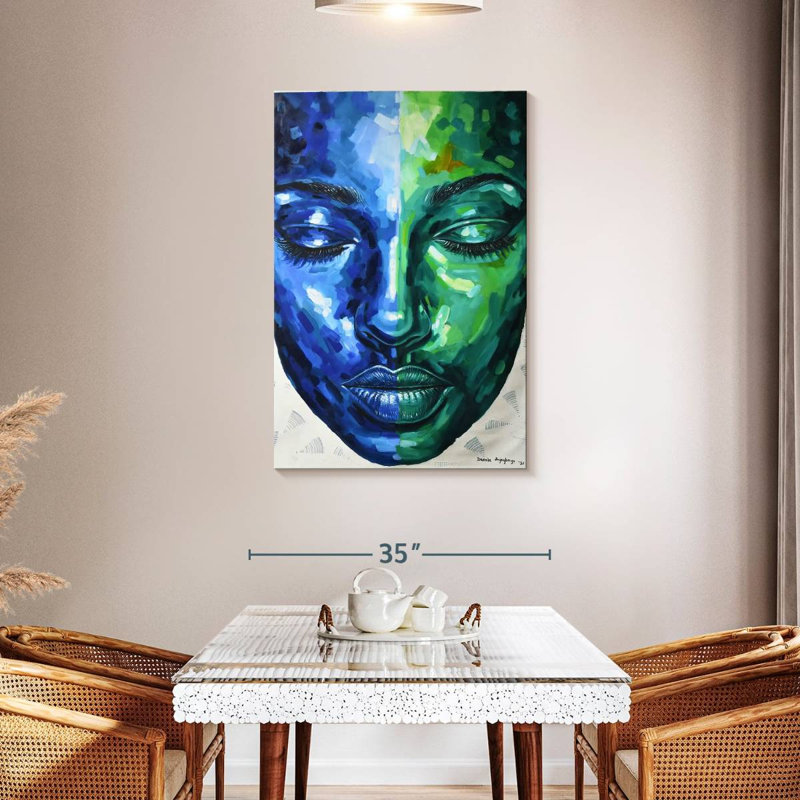 Leisha The Other Side II, 45" H x 30" W