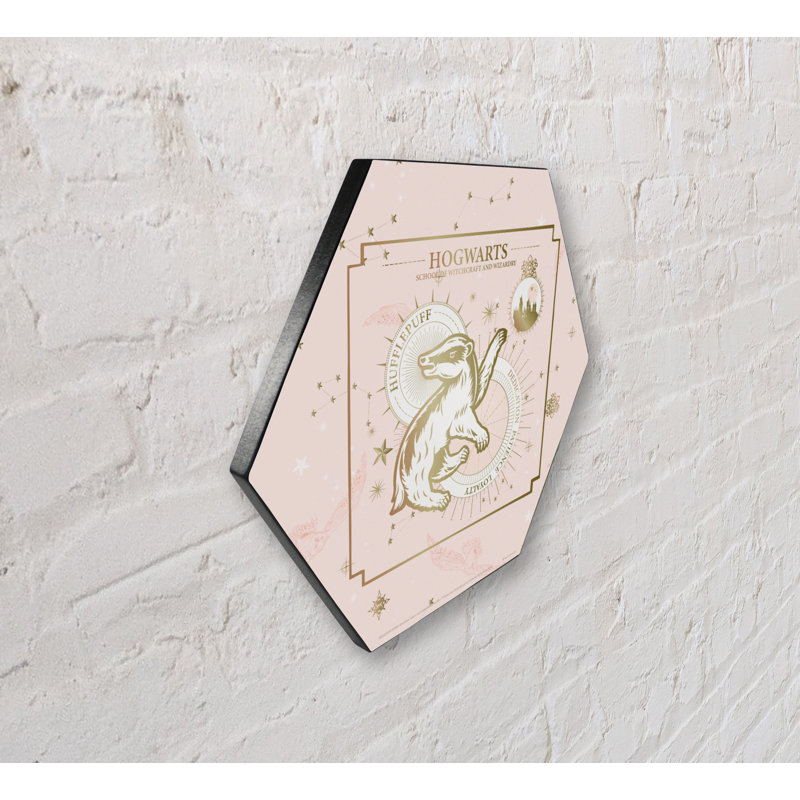 Impression sur bois Harry Potter (Constellation - Poufsouffle)
