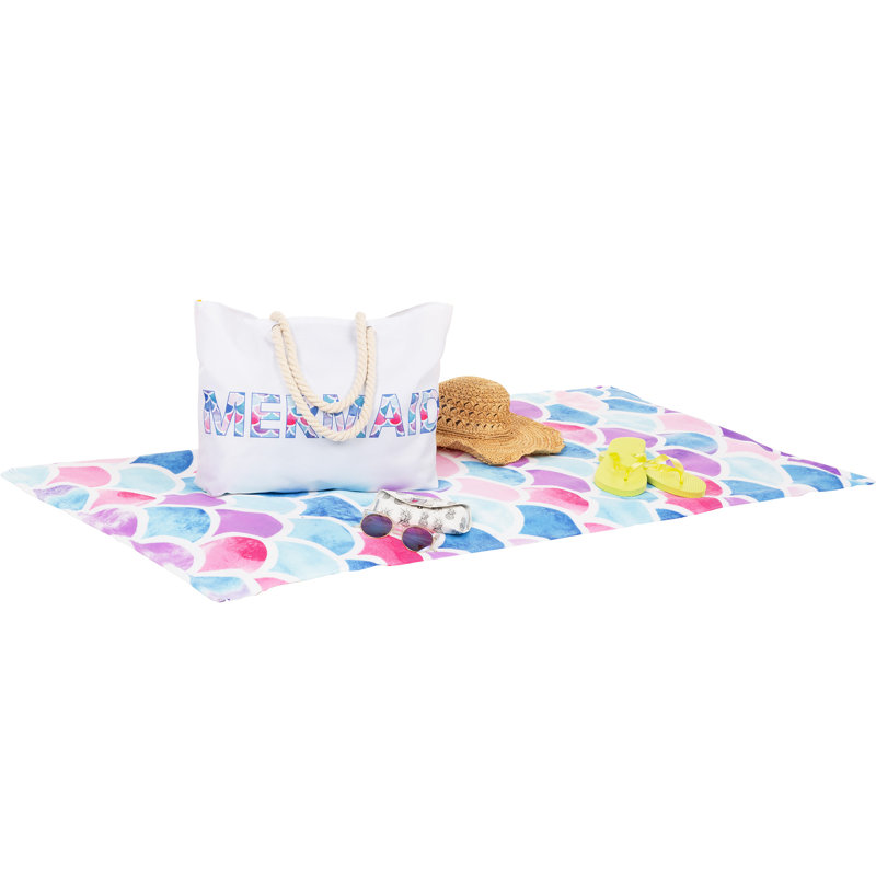 Serviette de plage sirène 