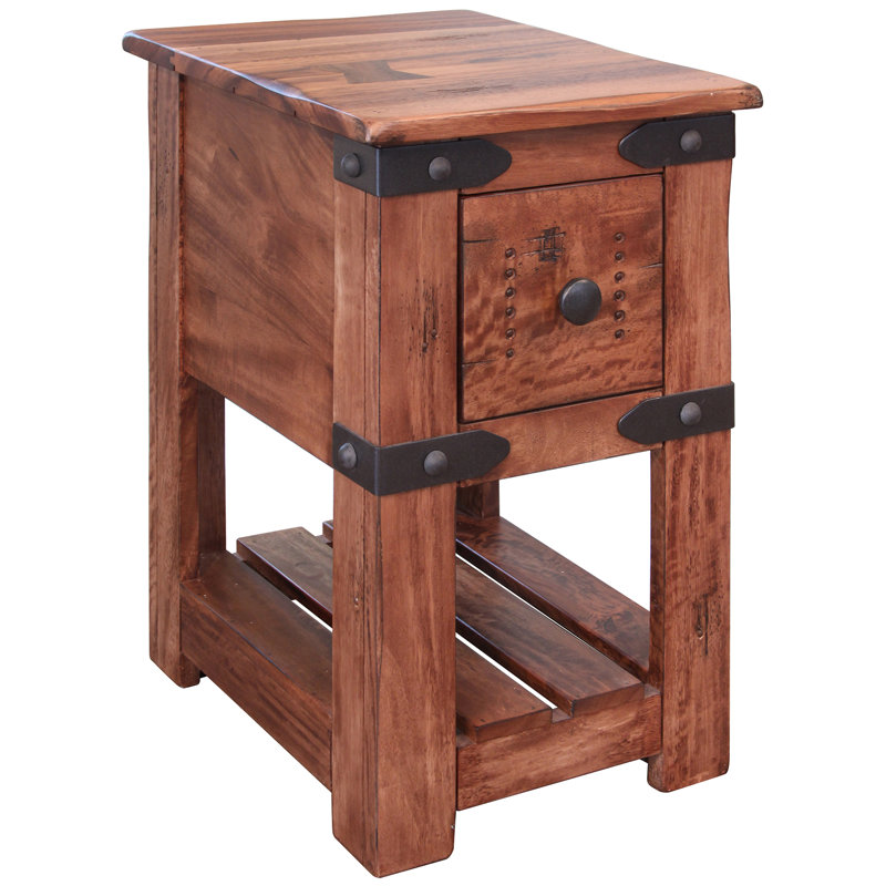Table d'appoint Belcherry Chair avec 1 tiroir