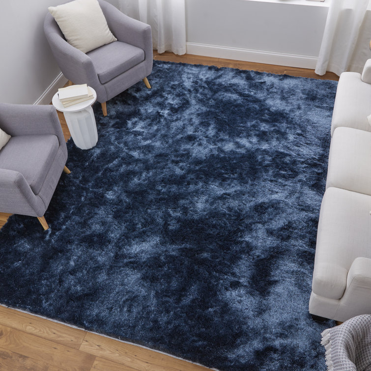 Freya moderne uni, bleu / noir