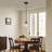 1- Single Pendant Light With Clear Glass