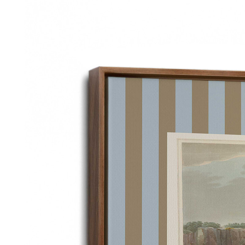«Yonkers Palisades Hill» par Deny Designs, reproduction d'art, 24 x 32, Brun, Toile encadrée