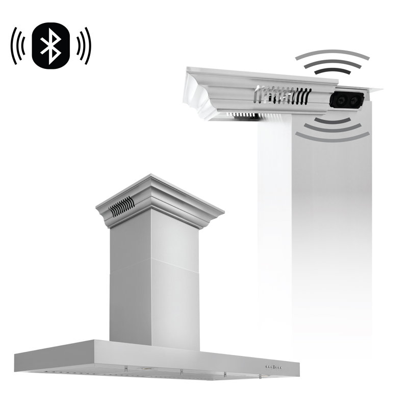 30" 400 CFM Ducted Wall Mount Range Hood, Stainless Steel, 30"