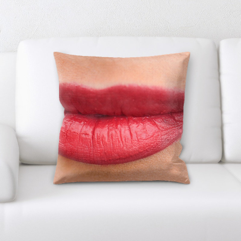 Housse et insert de coussin carré Lips
