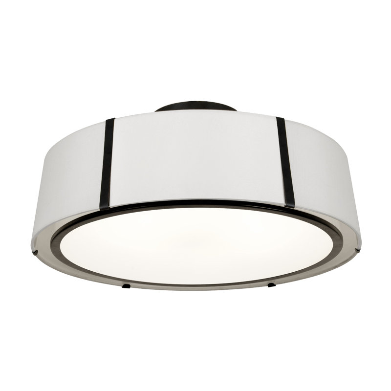 Semi Flush Mount, Matte Black