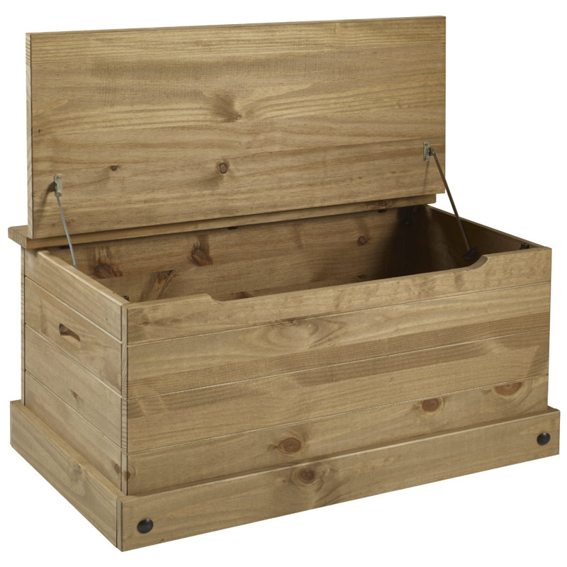 Repose-pieds en bois avec coffre Coppii | Loon Peak®