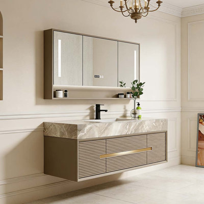 Modern Minimalist Large-Capacity Bathroom Vanity