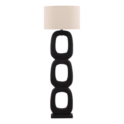 Lampe sur pied Kelvin - noire