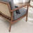 Rayn Solid Wood Upholstered Armchair-1500858711