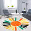 Mignon tapis lavable à la machine Sunburst-2073207434