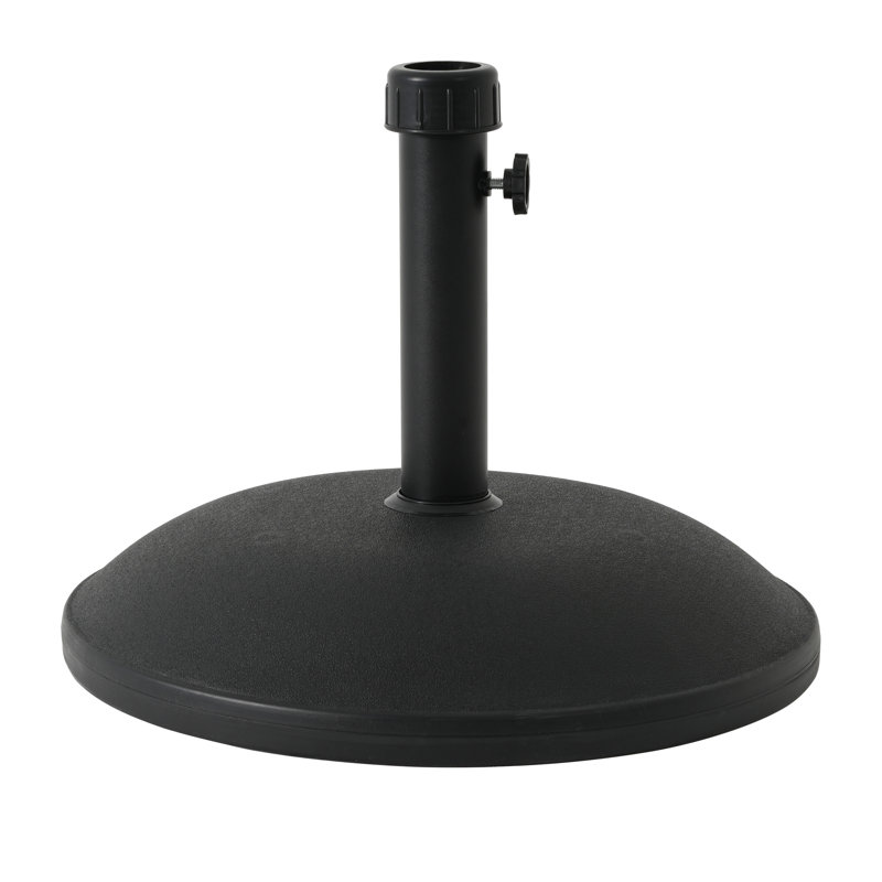 Outdoor 55-pound Round Black Umbrella Base