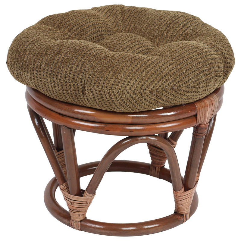 Coussin de repose-pieds 18 po, Pois bruns