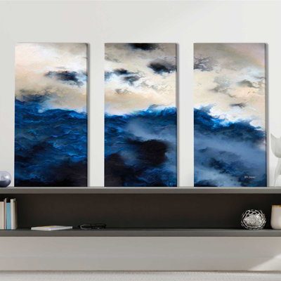 Luc 8:25. «Where Is Your Faith» par Mark Lawrence - ensemble de 3 impressions sur toile tendue