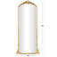 Miroir de plancher audacieux et orné de 28 po x 1 po x 48 po Audranna-1705038397-1695434610