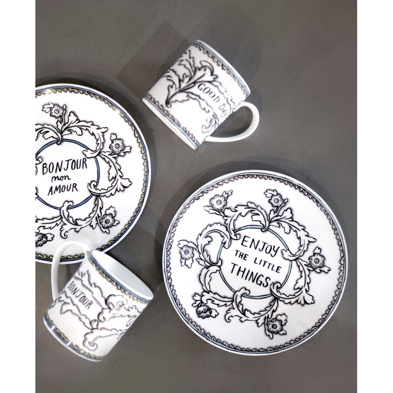 Enjoy Bone China Coffee Mug