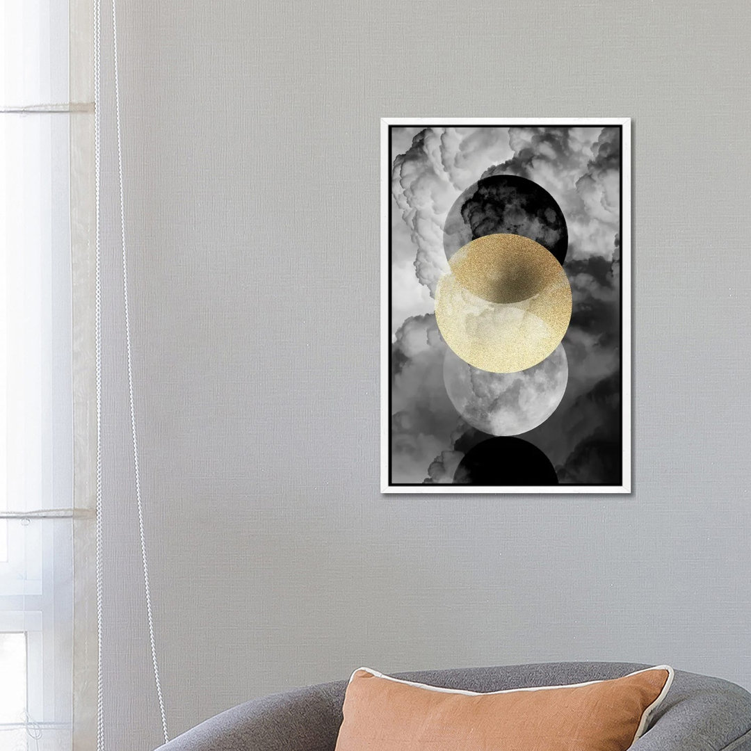 Moonphases In The Clouds by Dominique Vari - Print on Canvas