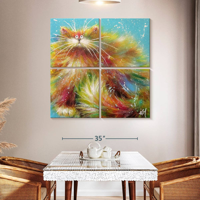 Brampt Kitty Calypso, 45" H x 45" W