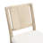 Modern Scandinavian Woven-Back Upholstered Dining Chair-120098132