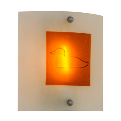 Glass Flush Mounted Sconce