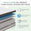 Bozkov 25cm Gel Memory Foam Pocket Sprung Mattress-332484208