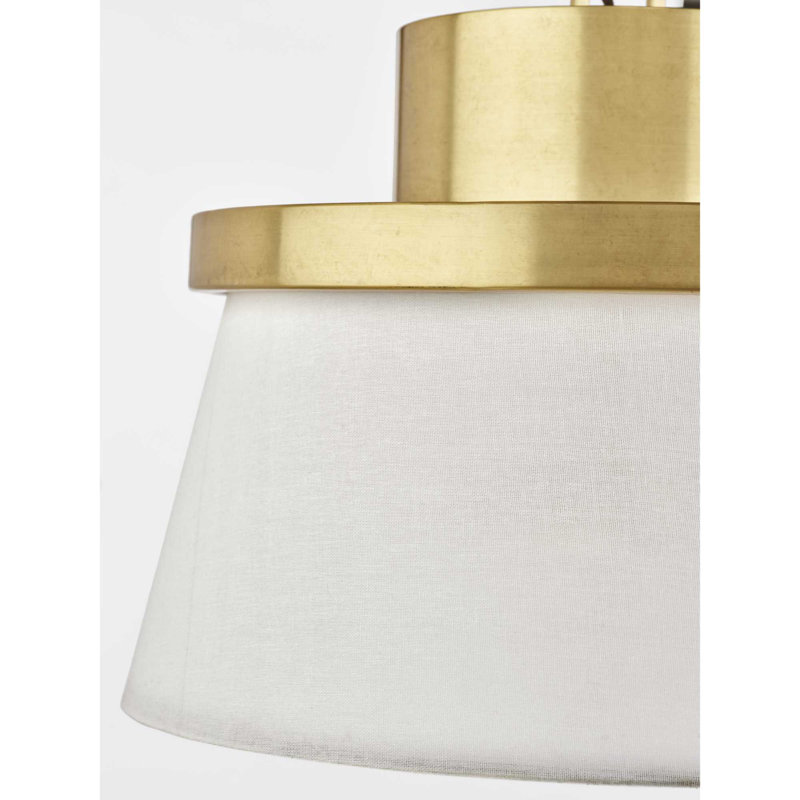 Luminaire suspendu tambour simple 3 lumières Windbluff