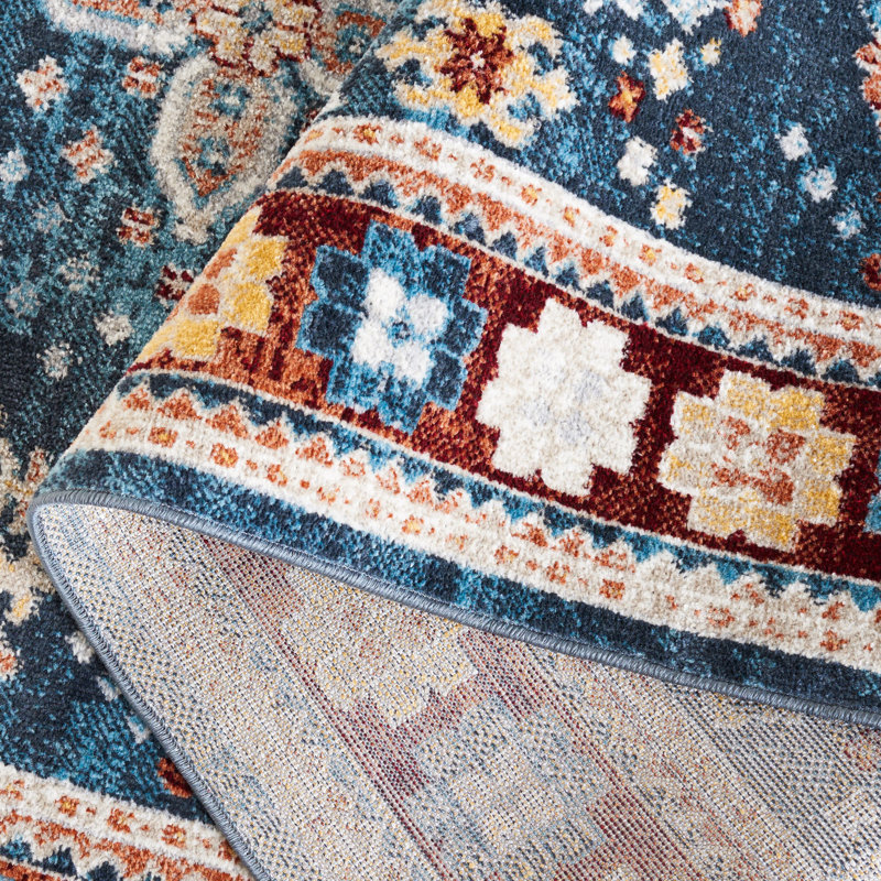 Bayside Performance Machine Washable Oriental Rug, Rectangle 5'3" x 7'6"