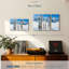 «Snowy Mountain Skis», 3 pièces sur toile-98562764